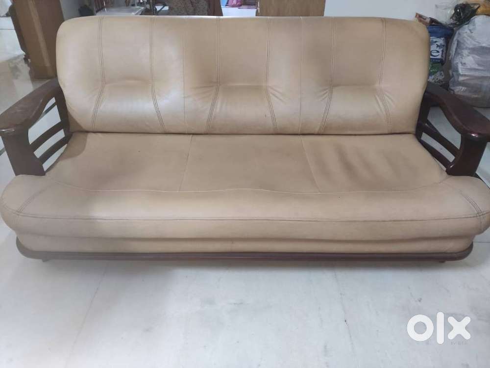 Leather Sofa Buy Sell Used Furniture in Bengaluru OLX