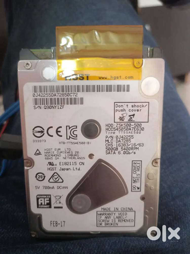 HGST 500GB SATA 2.5 Inch HDD