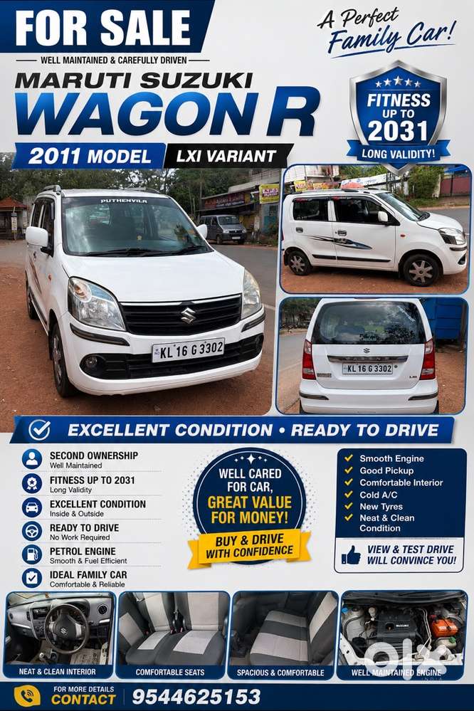 Maruti Suzuki Wagon R 2011 Petrol Car