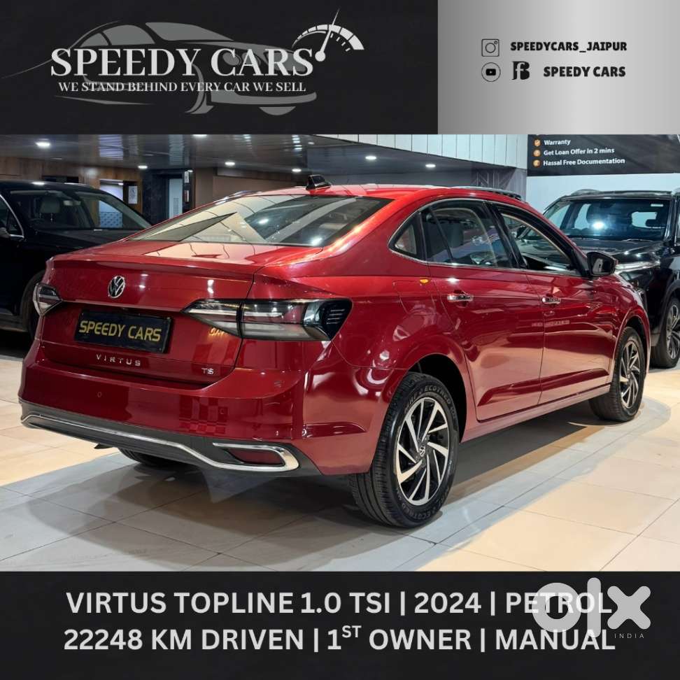 Volkswagen Virtus Topline 1.0 Tsi Mt (electric Seats), 2024, Petrol