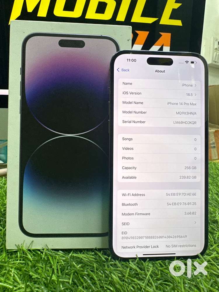 iPhone14 パープル 256GB バッテリー87%