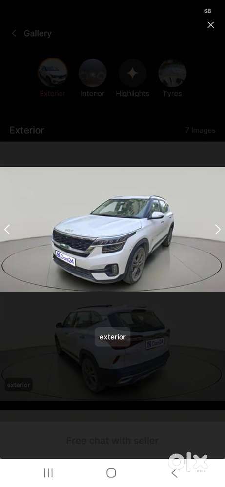 Kia Seltoes Htx Manula Petrol Car .