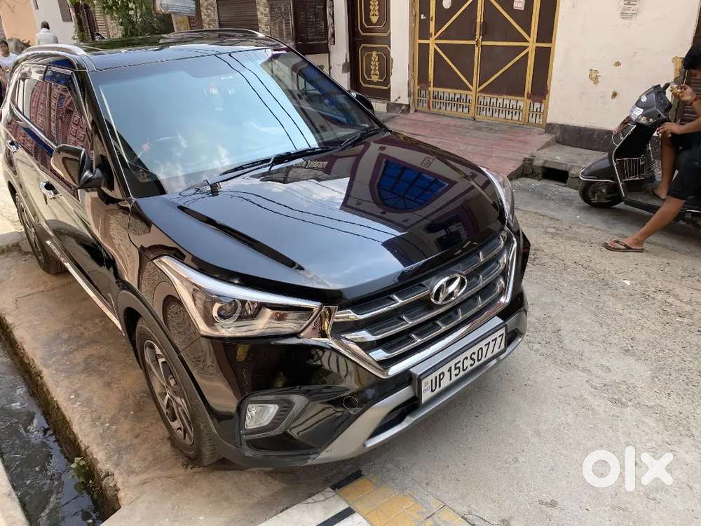 Hyundai Creta Diesel 2018 Black Colour Vip No. September Registration