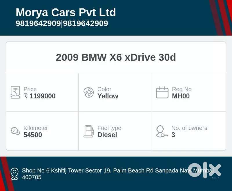 Bmw X6 Xdrive30d, 2009, Diesel