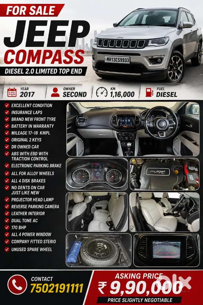 Jeep Compass 2.0 Limited 2017