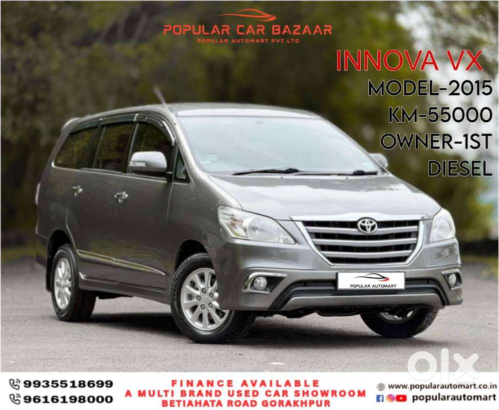 Toyota Innova 2.5 Vx 8 Seater Bs Iv, 2015, Diesel