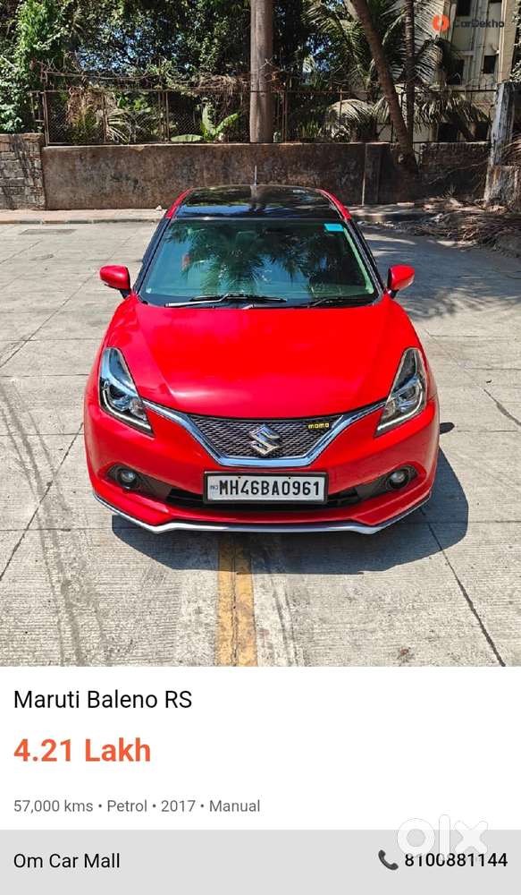 Maruti Suzuki Baleno Rs, 2017, Petrol