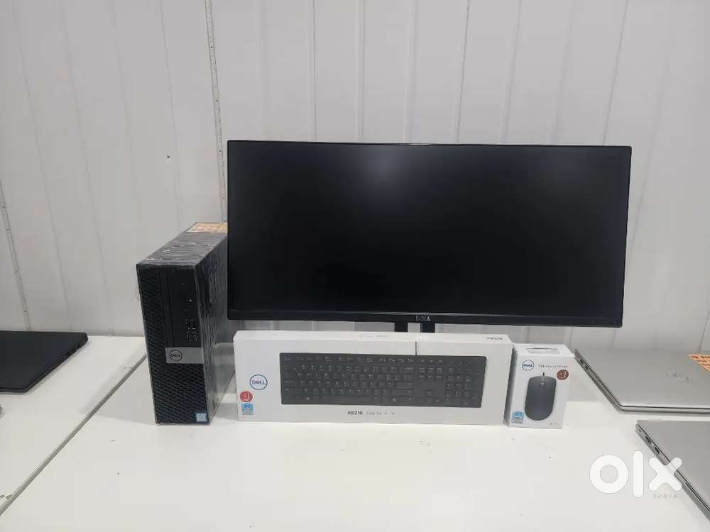Dell OptiPlex SFF i7 8th Gen + 29 inch Monitor, KB216,MS116,pad