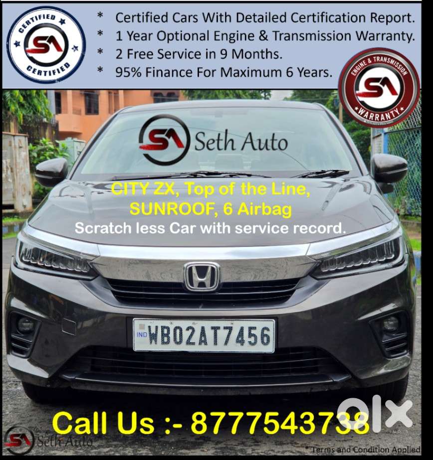 Honda City Zx Petrol Mt, 2023, Petrol