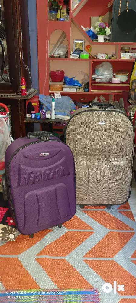 Fastrack trolly bag price deals