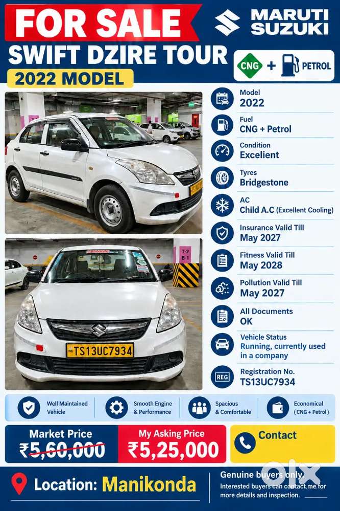 Maruti Suzuki Dzire 2022