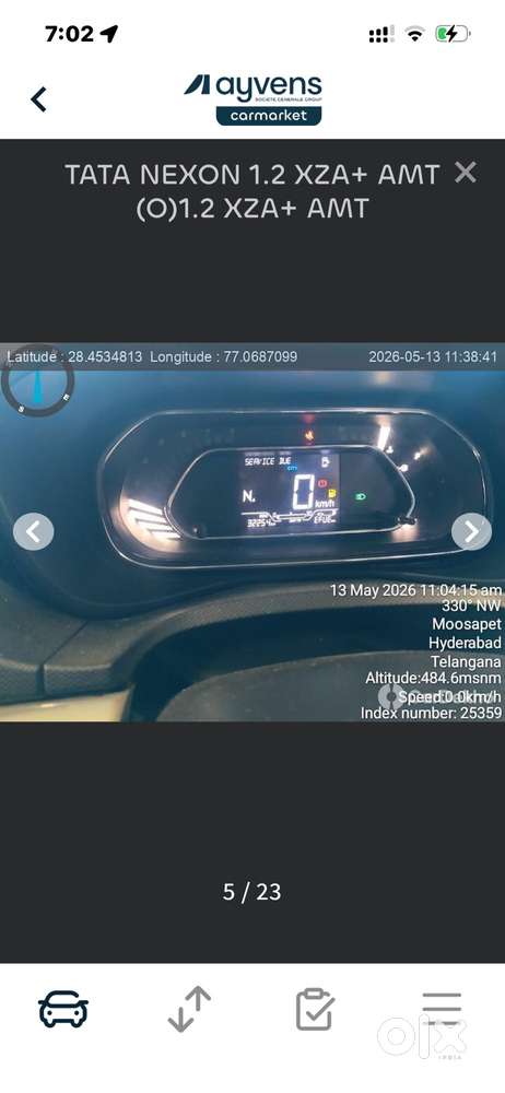 Tata Nexon 1.2 Revotron Xza Plus (o) Amt, 2021, Petrol