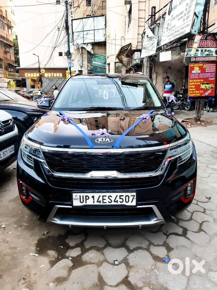 Kia Seltos 2021 Model / 1.5 Htx Ivt Petrol Anniversary Edition / Black