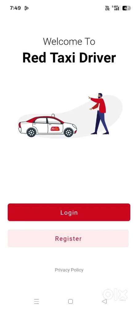Red taxi Driver wanted