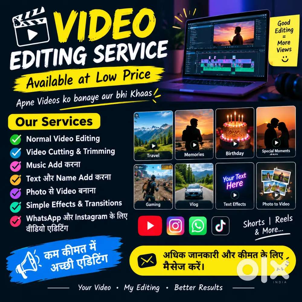 Video Editing Service Available at Low Price