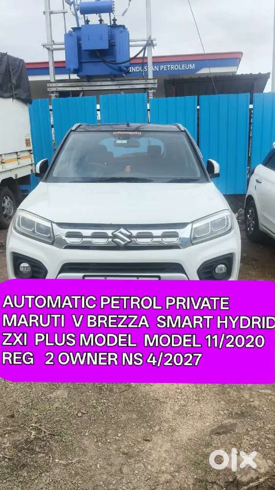 Pvt Automatic Petrol Maruti Brezza Zxi Smart Hybrid Model 11/2020 Ins