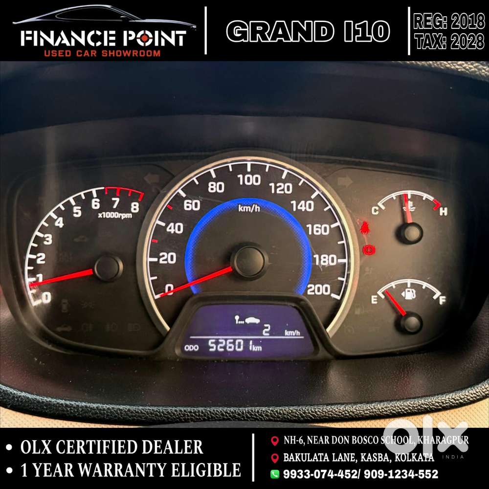 Hyundai Grand I10 1.2 Kappa Magna, 2018, Petrol