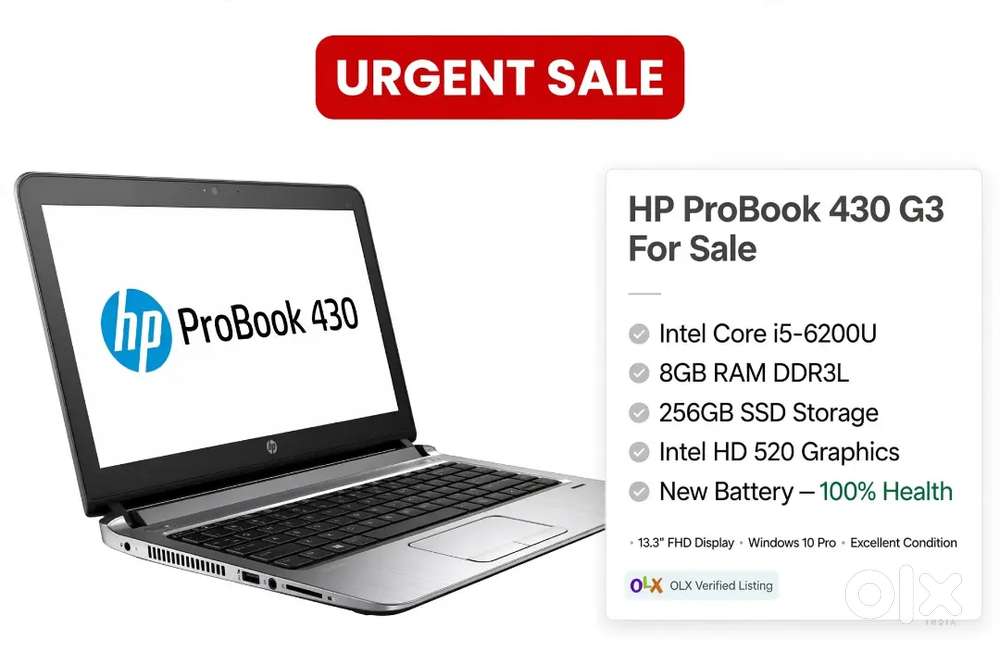 HP ProBook 430 G3 - i5 6th Gen
