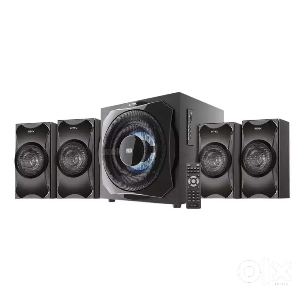 INTEX 130 W 4.1 Channel BT Multimedia Spaker Black, 4.1 ROAR 1300 BOMB