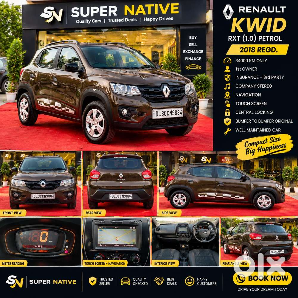 Renault Kwid 1.0 Rxt Sce Special, 2018, Petrol