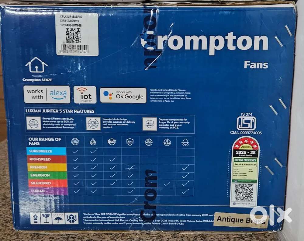 Ceiling fan crompton company