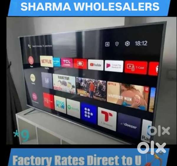 Sale 45 inch New Box pack led tv Android Smart
Slim Bezel-less Design