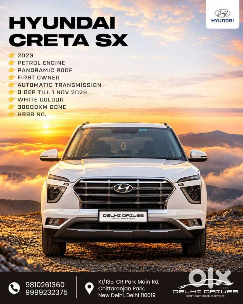 Hyundai Creta 1.5 Sx, 2023, Petrol