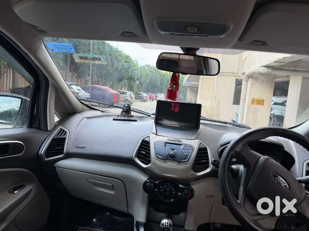 Good Condition Black Ford Ecosport Cng Fiitted