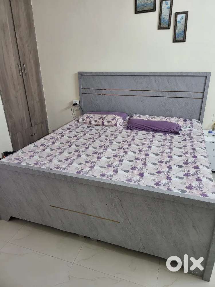 Bed with storage box