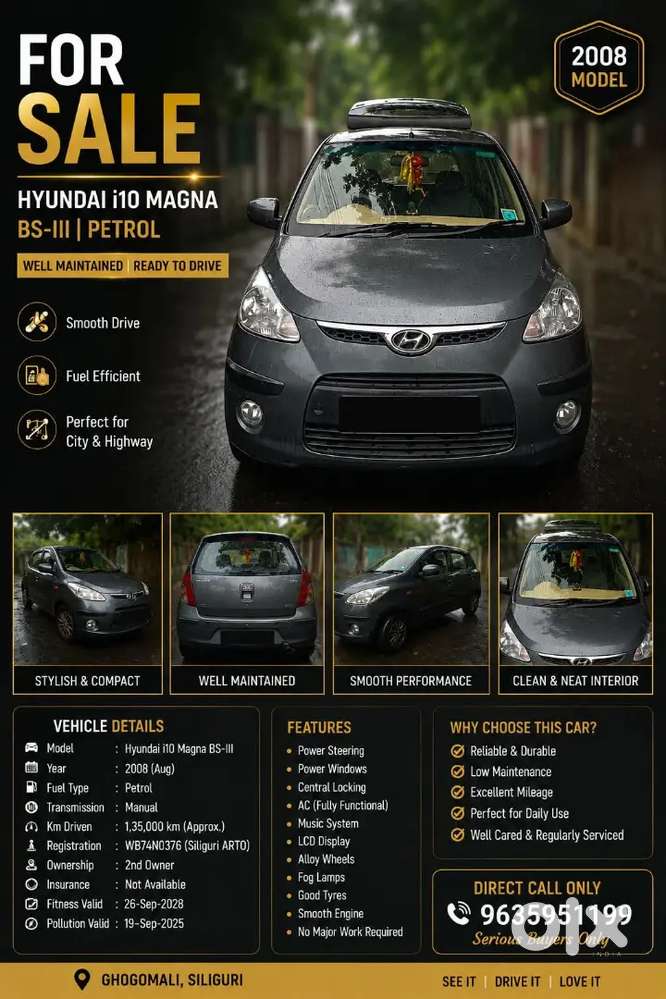 Hyundai I10 Magna 2008 Petrol