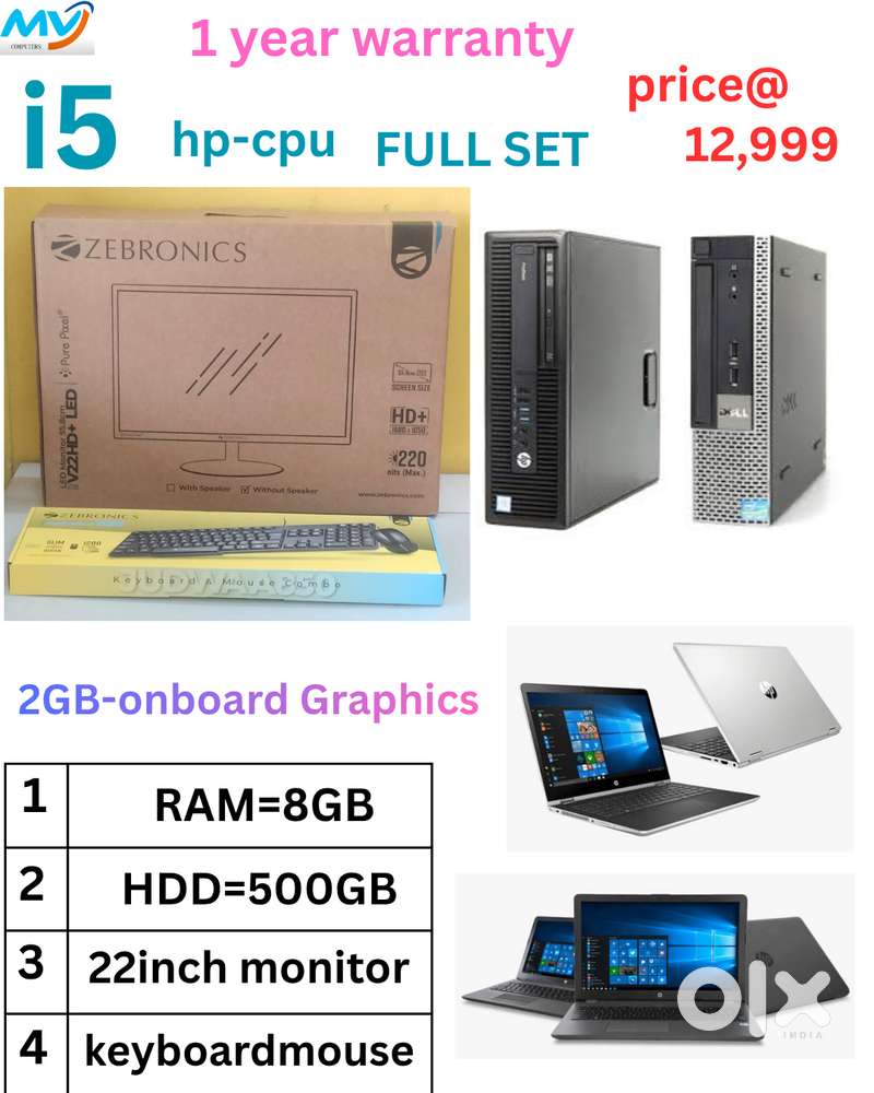 internet Browsing and MS Office.Warranty with BillFULL SET