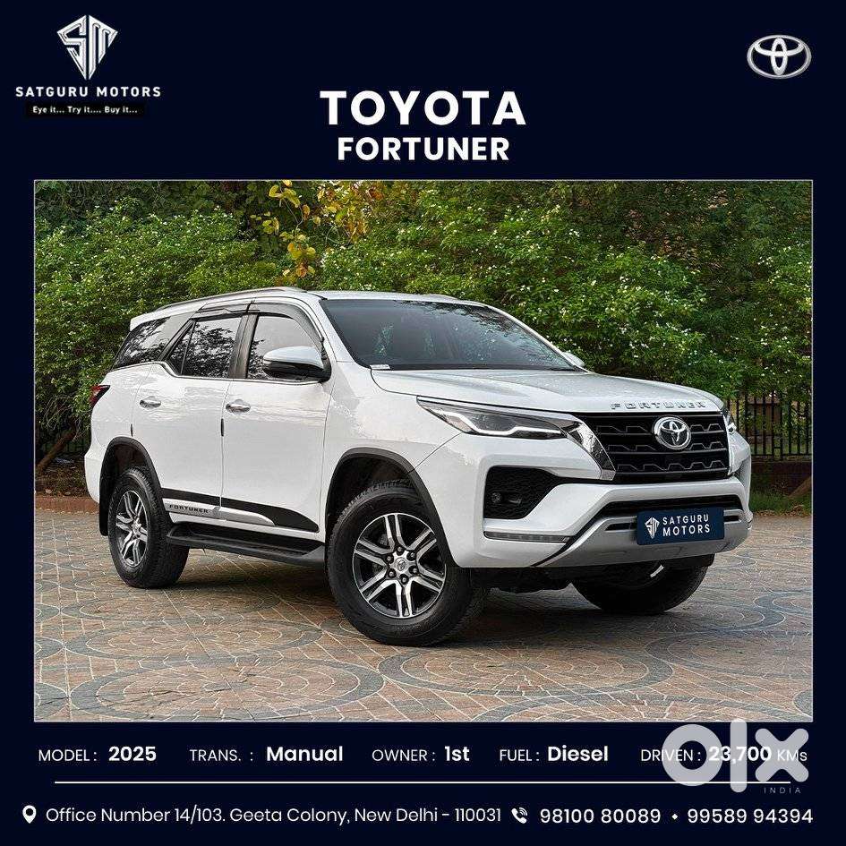 Toyota Fortuner 4x2 Mt 2.8 Diesel, 2025, Diesel