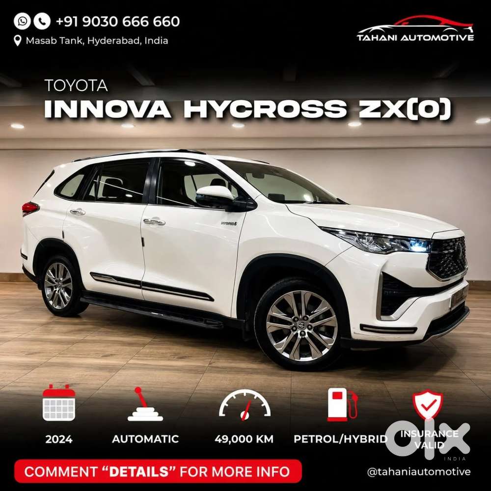 Toyota Innova Hycross 2.0 Zx (o) Hybrid 7 Str, 2024, Petrol