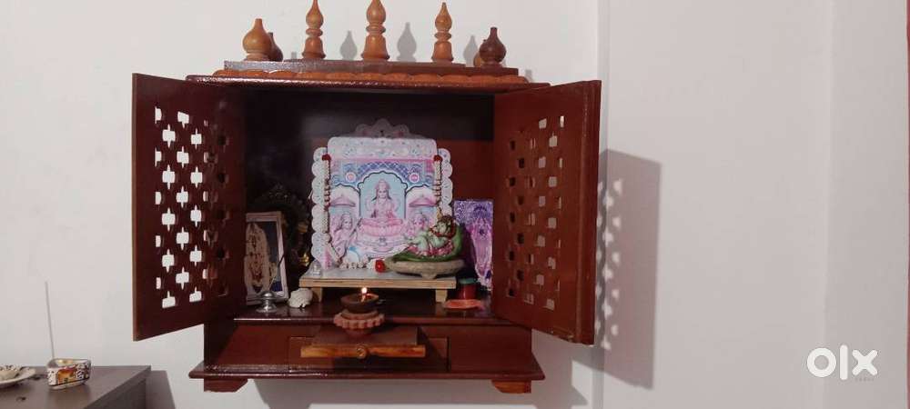 Hard wood Mandir. Almost new.