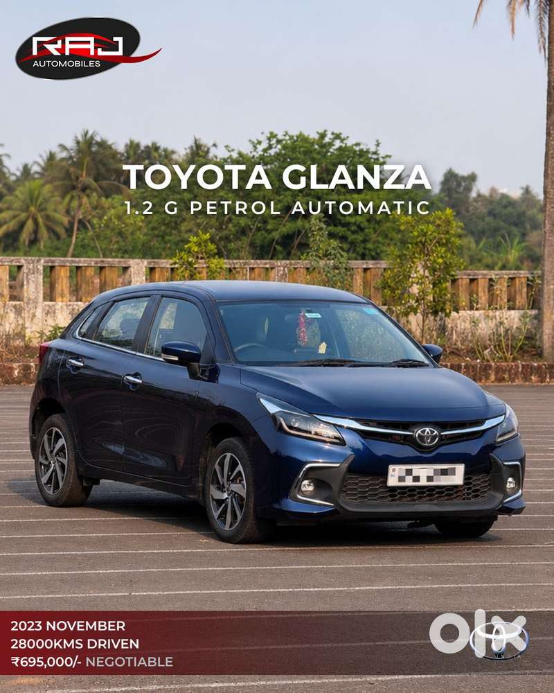 Toyota Glanza 1.2 G Amt, 2023, Petrol