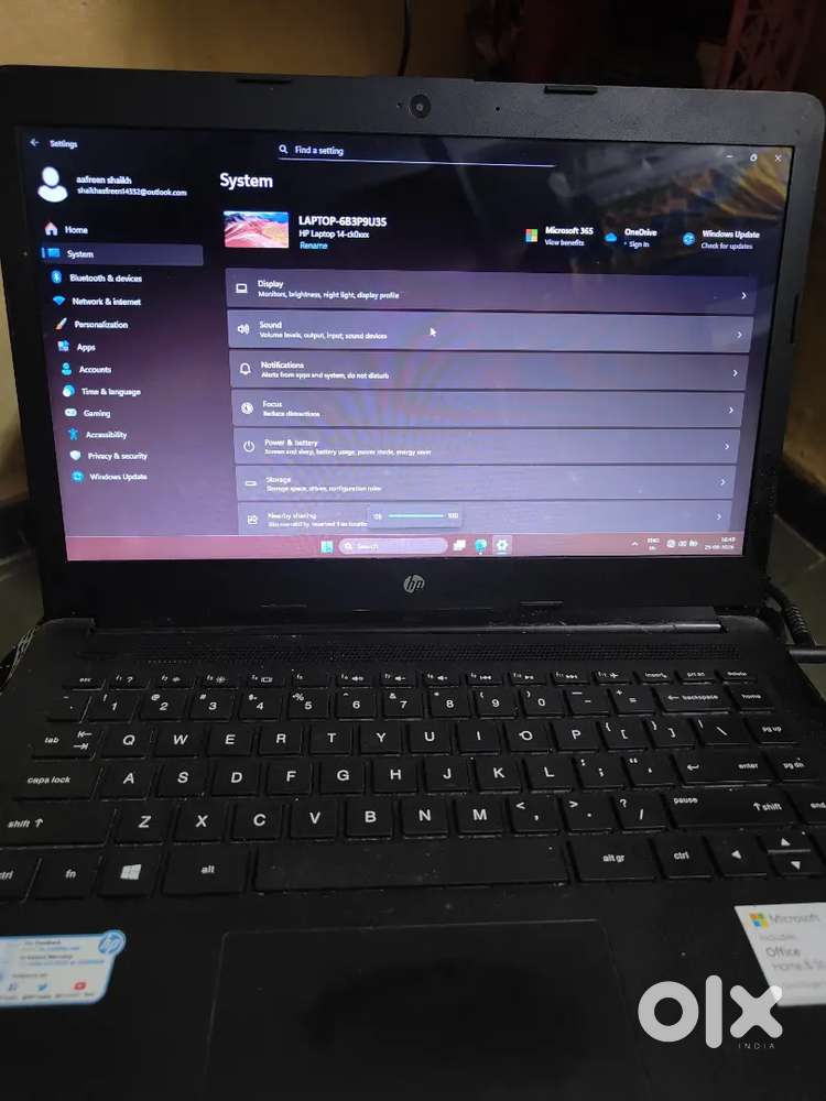 HP Laptop &ndash; ₹10,000 (Negotiable)