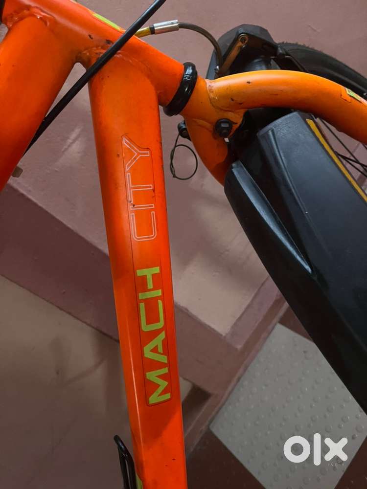 Mach City Cycle Orange Colour Mach City I Bike Geared Bicycles