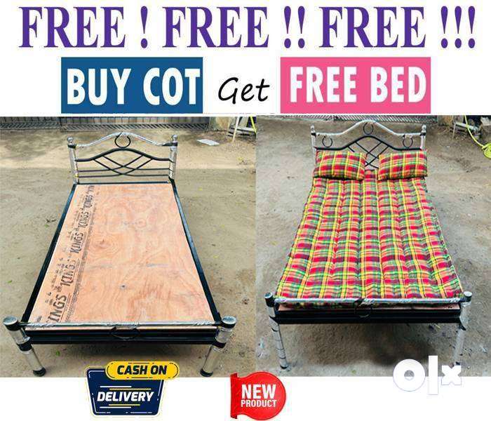 Olx steel cot deals