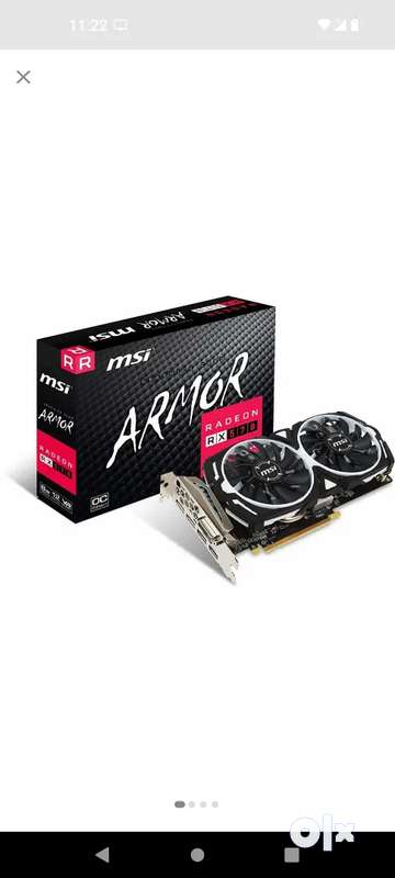 Msi Rx 570 8gb armor edition graphics card Computer Accessories