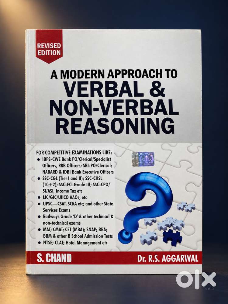 A Modern Approach to VERBAL & NON-VERBAL REASONING by R.S. Aggarwal