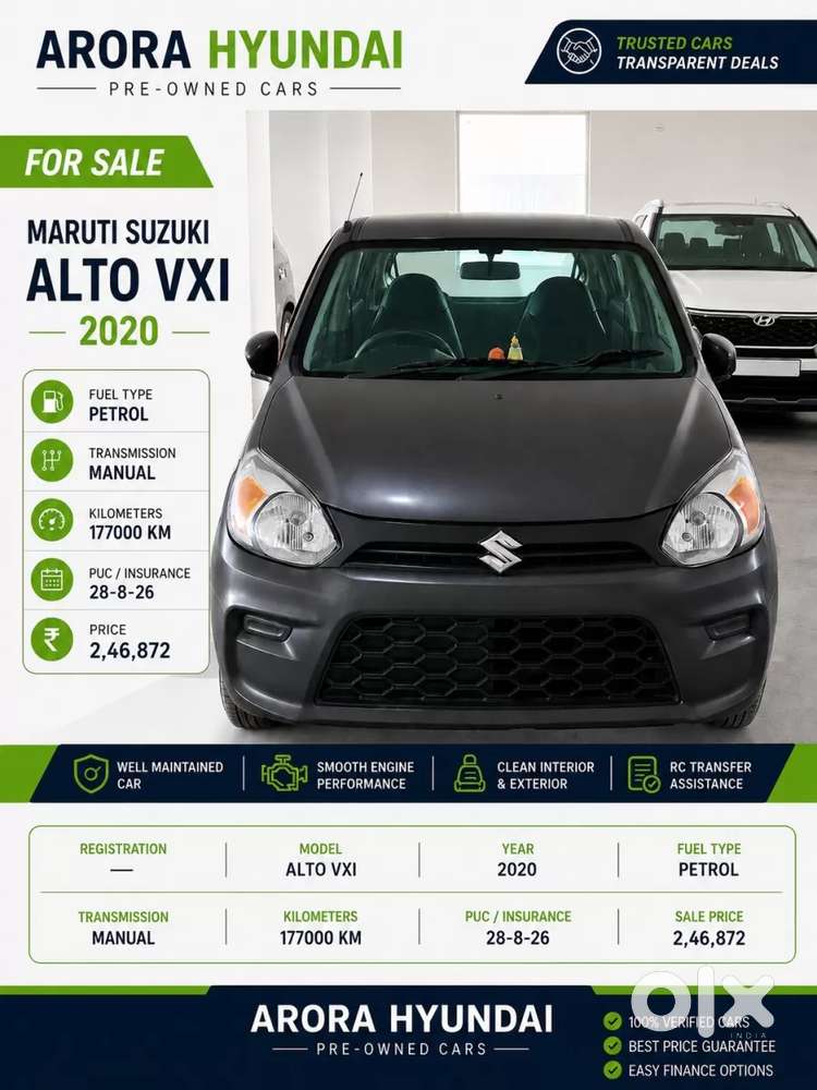 Maruti Suzuki Alto 800 0.8 Vxi, 2020, Petrol