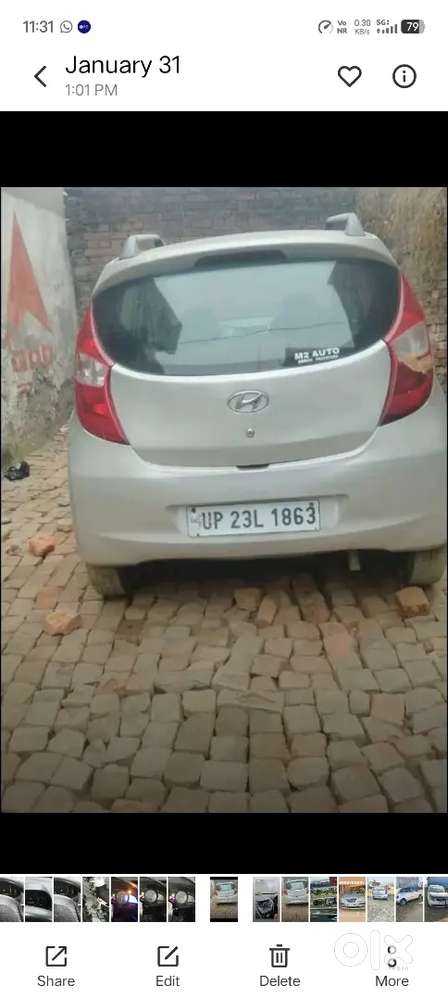 Rampur Transfer Hyundai Eon 2012 Petrol Ok Condition Hai