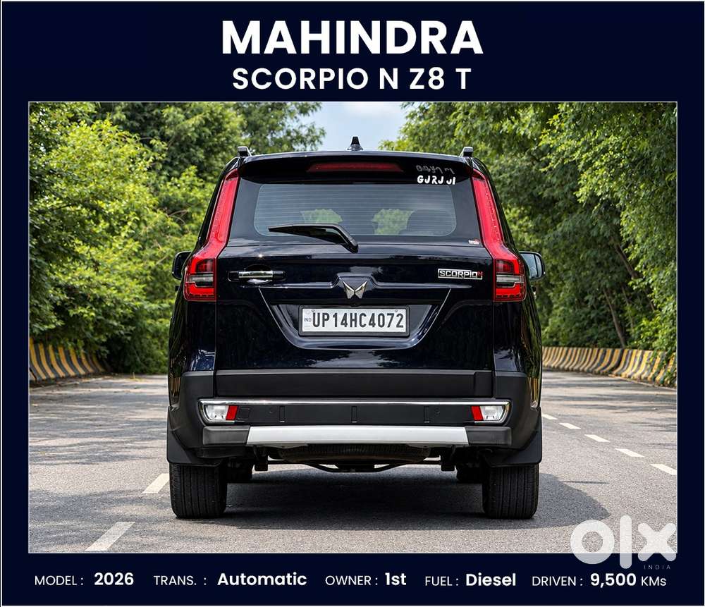 Mahindra Scorpio N Z8 L Diesel At 4wd 7 Str, 2026, Diesel