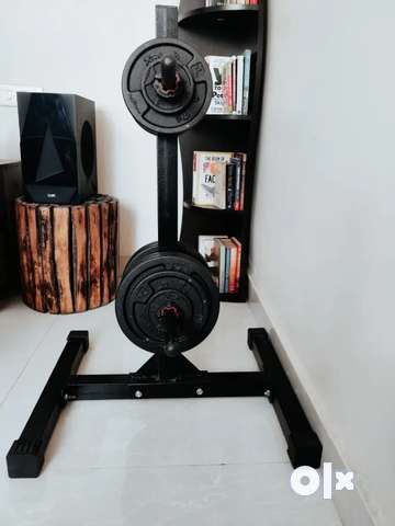 Weight training dumbbells and 2024 bars kit 50 kg