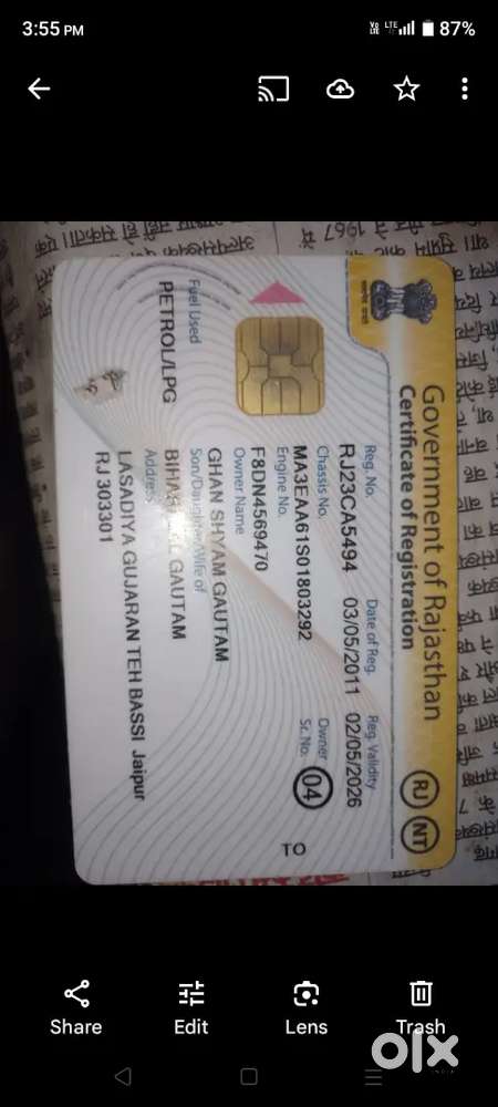 Engine Okaytyre 50% New Light Installation Ac Okay Condition