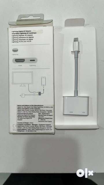 Adaptateur HDMI pour iPhone et iPad avec connecteur Lightning