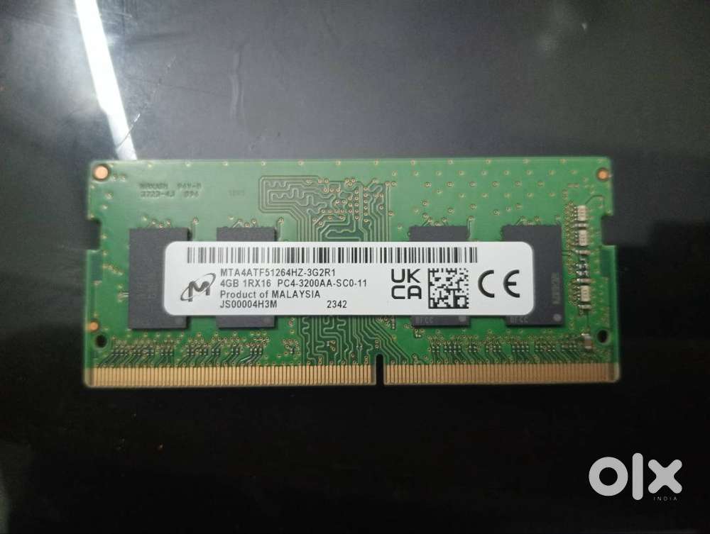 Used Micron 4GB DDR4 RAM (MTA4ATF51264HZ-3G2R1) 3200MHz Months
