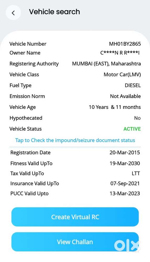 Toyota Fortuner 3.0 4x2 Automatic, 2015, Diesel