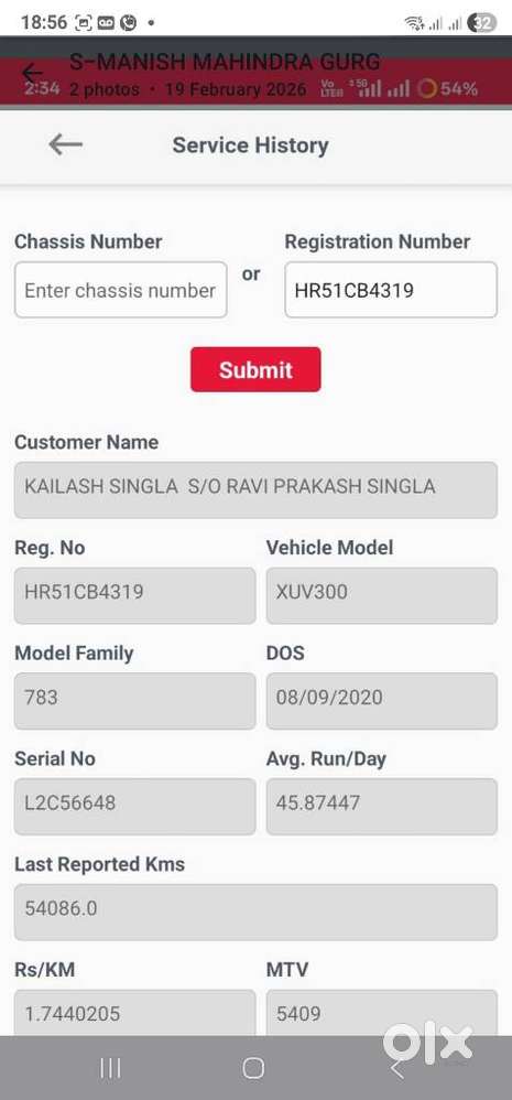 Mahindra Xuv300 W8 Option Diesel, 2020, Diesel