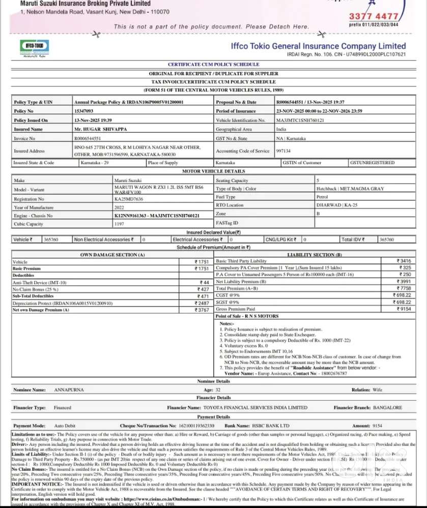 Maruti Suzuki Wagon R 2022 Petrol Well Maintained
